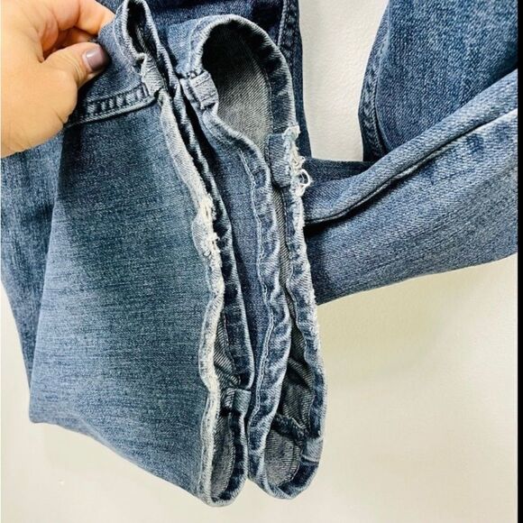 Harley Davison distress Blue Jeans 36 L/XL boot cut. - Picture 6 of 7